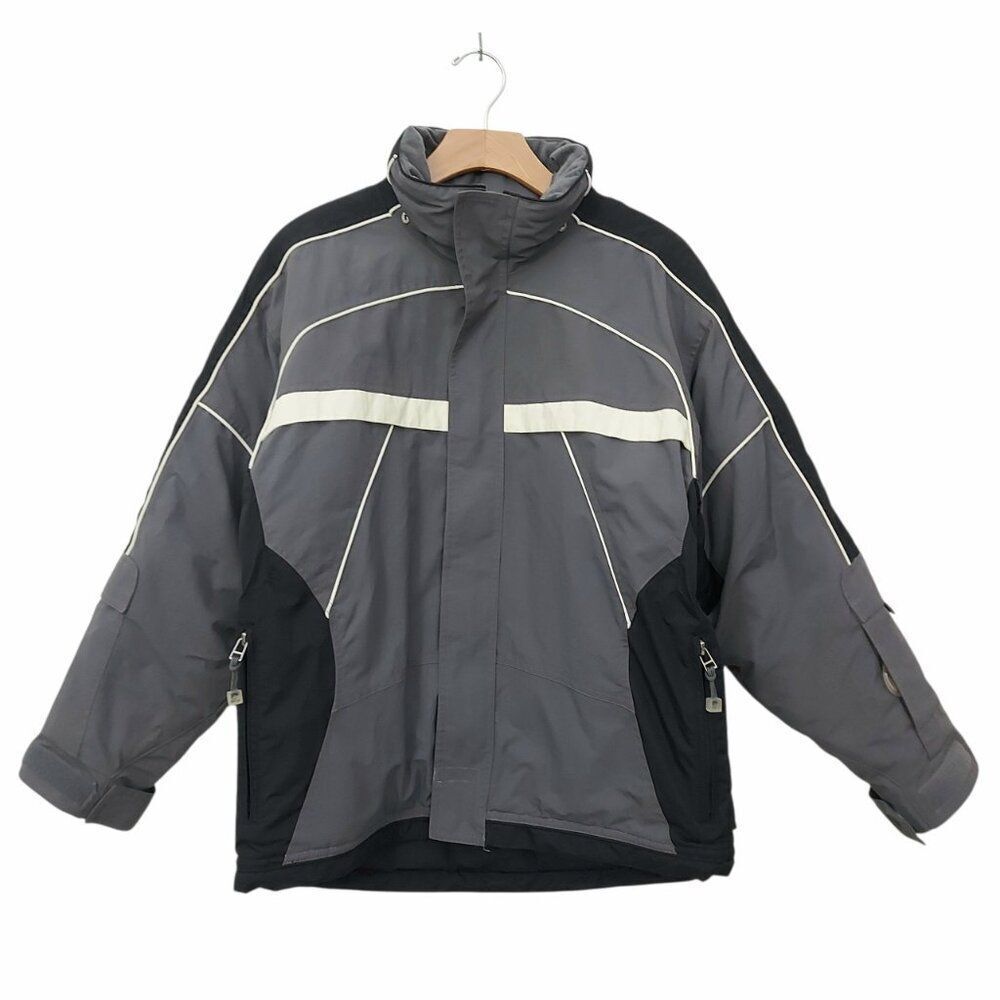 Obermeyer Snow Ski Jacket Juniors 16 Gray Breathable Insulated Winter Outdoor